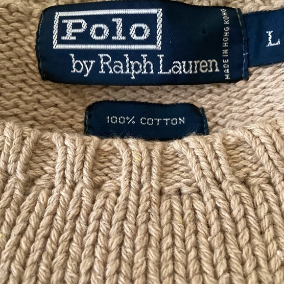 Men’s Ralph Lauren Polo Cotton Sweater Size Large - Picture 2 of 8